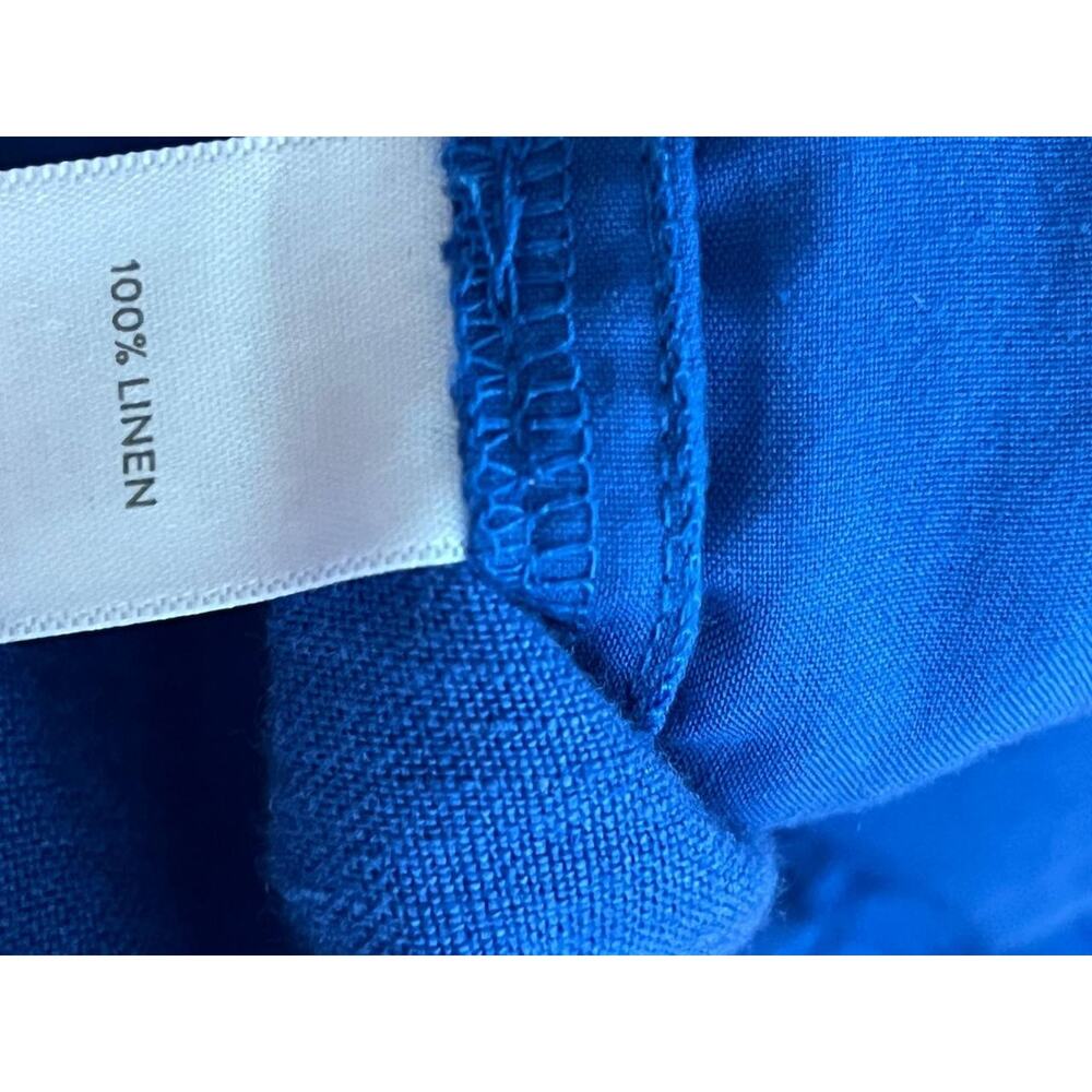 J. Jill Love Womens Linen Pull On Pants Size XL P Royal Blue A001724 - Picture 8 of 8